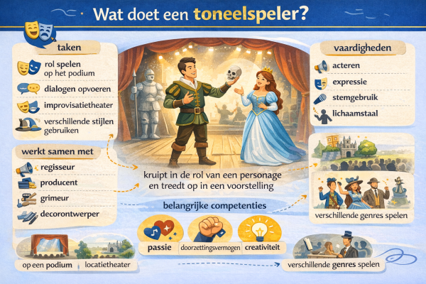 Wat doet een toneelspeler